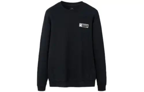 Anta Comprehensive Training Collection Sports Lifestyle Collection Sweatshirt Men's Basic Black