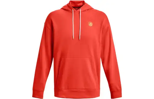 Under Armour Sweatshirts Men's Red Hooded Moderate Regular