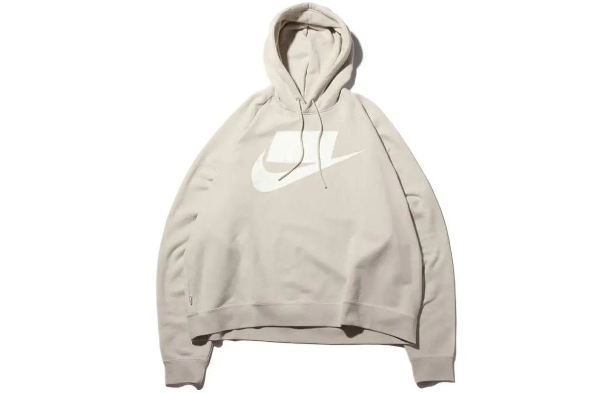 Nike Sweatshirts Men's White Hooded Moderate Regular