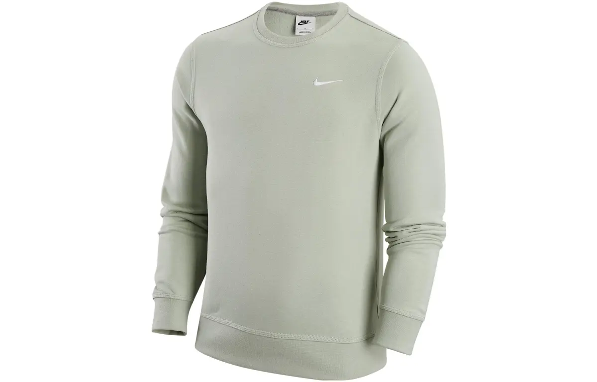 Nike Sweatshirts Men's Cyan Crew Neck Moderate Straight Fit