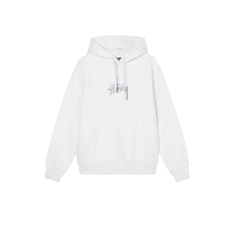 Stussy Sweatshirts Unisex WHX/White Hooded Moderate Regular