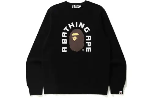 A BATHING APE Sweatshirts Men's Crew Neck Moderate Regular