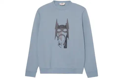 HERMES FW22 Sweatshirt Men's Haze Blue