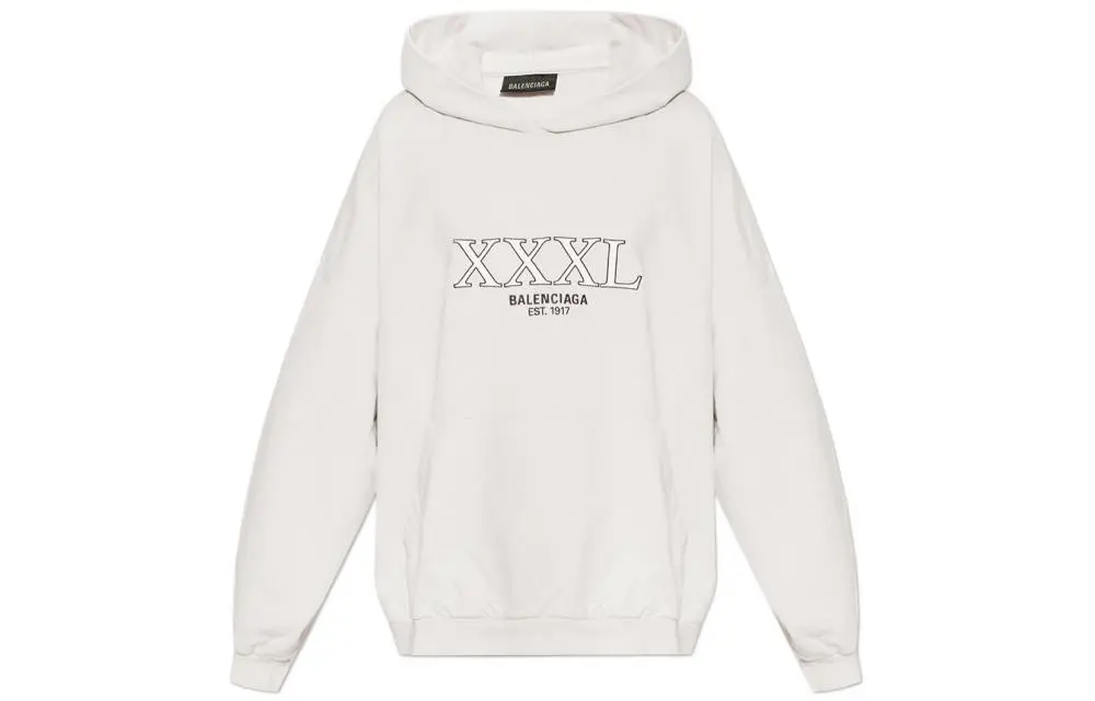 Balenciaga FW22 Sweatshirt Loose Fit Men's Beige