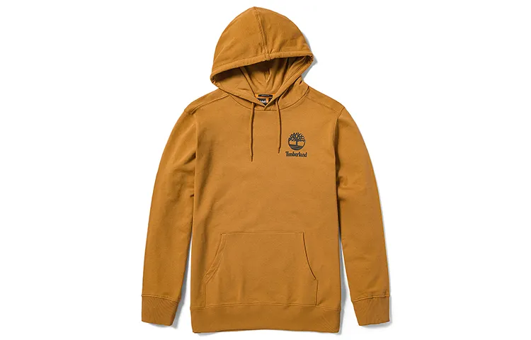 Timberland Sweatshirts Men's Wheat Black Hooded Moderate Regular