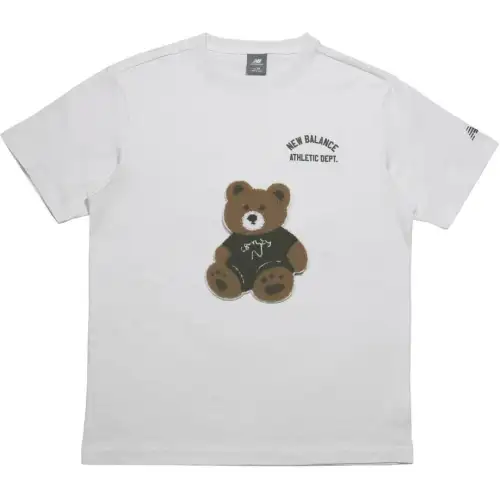 New Balance T Shirt Unisex Ecru