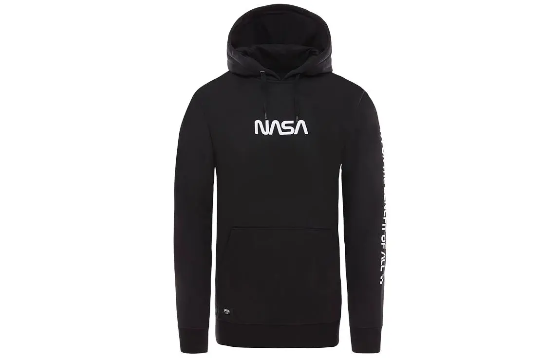 Vans Sweatshirts Unisex Black Hooded Moderate Straight Fit