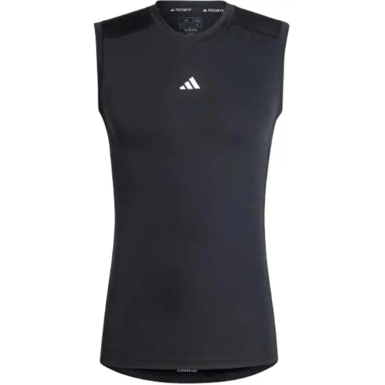 Adidas Free Shipping With AdiClub Techfit Compression Training Sleeveless Tee