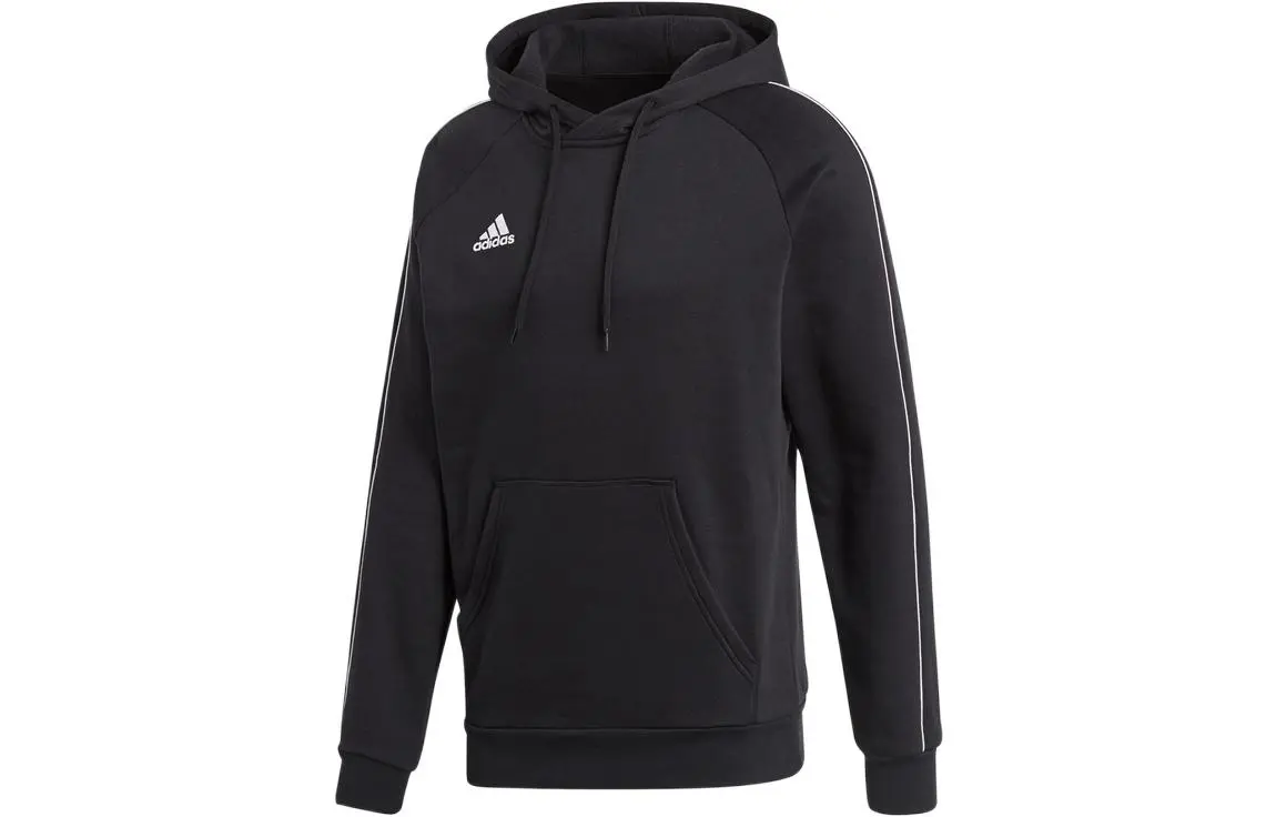 Adidas Sweatshirts Men's Black Hooded Moderate Regular
