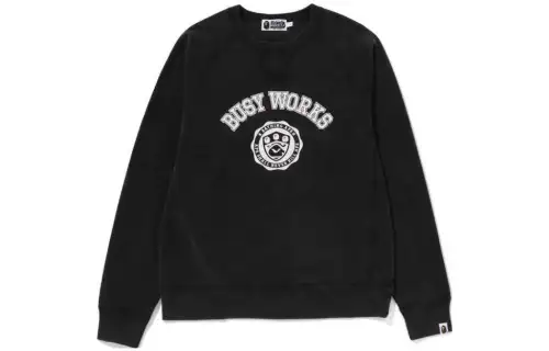 A BATHING APE ® Logo Printed Crewneck Sweatshirt