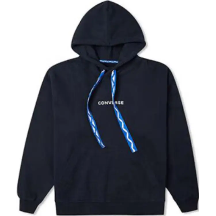 Converse Sweatshirts Men's Black Hooded Moderate Regular