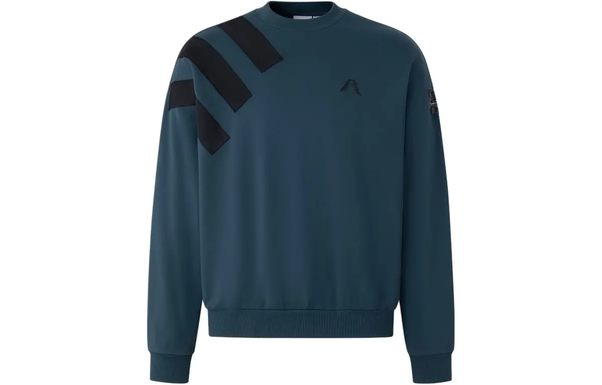 adidas originals Men's Ae Foundation Crew Sweatshirt Blue
