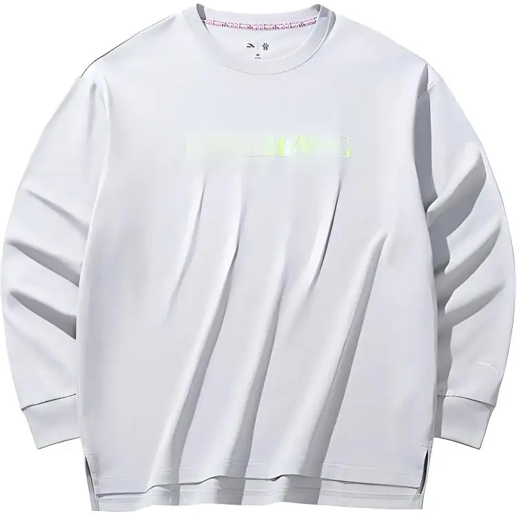 Anta Basketball Collection T Shirt Unisex Beige Pink Gray