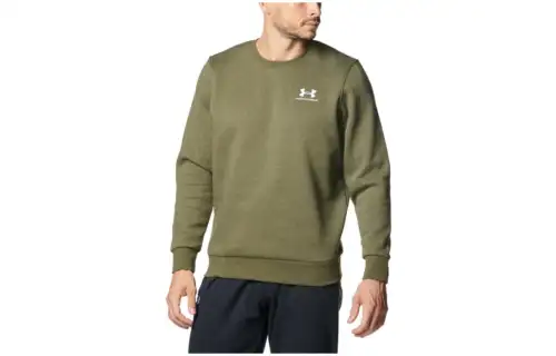 Under Armour Sweatshirts Men's Green Crew Neck Moderate Other