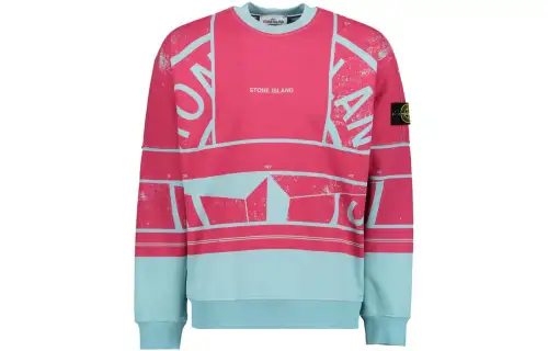 STONE ISLAND Sweatshirts Men's Multicolor Crew Neck Moderate Other