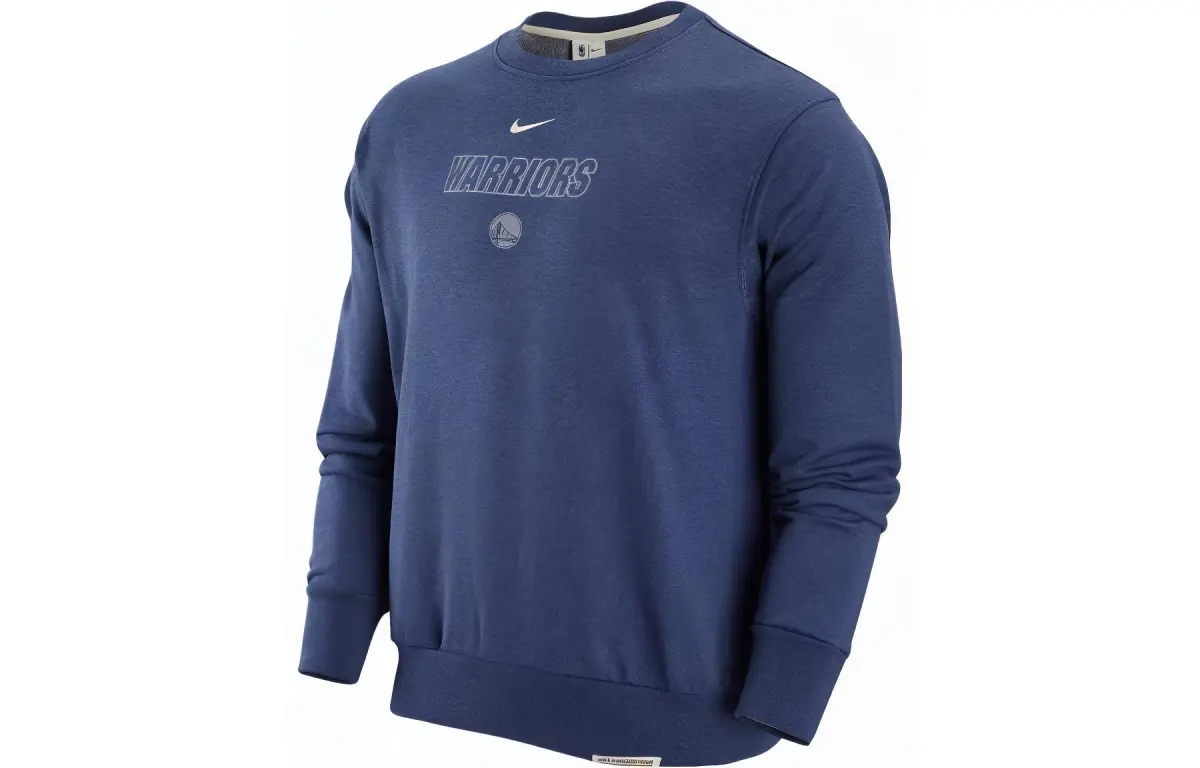 Nike Sweatshirts Men's Blue Crew Neck Moderate Regular