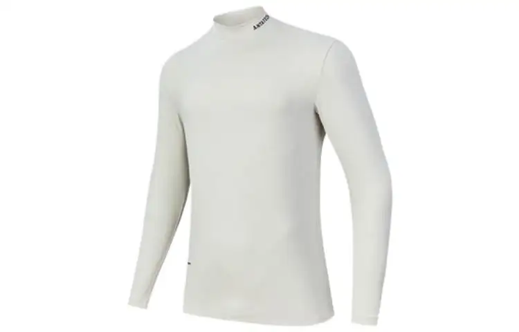 ANTA Variety Training Collection Sweatshirts Men's White Half Turtleneck Moderate Regular