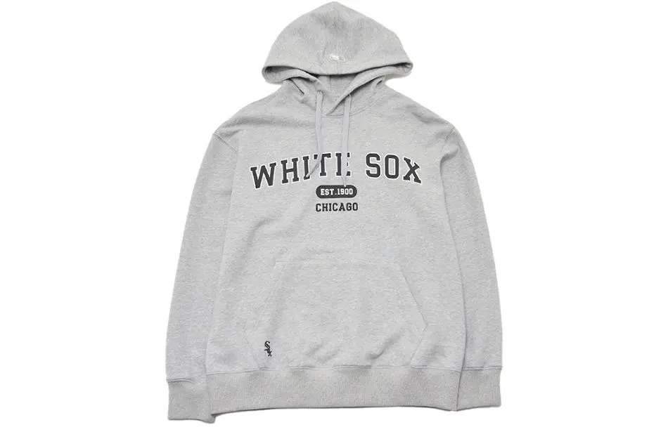 MLB Sweatshirts Unisex Heather Gray Hooded Moderate Regular