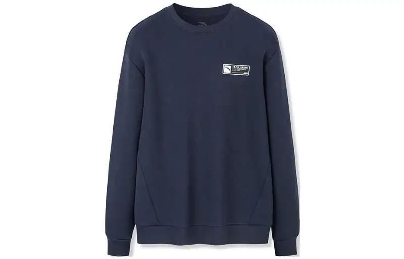 Anta Comprehensive Training Collection Sports Lifestyle Collection Sweatshirt Men's Blue