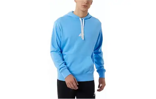 New Balance Sweatshirts Men's Blue Hooded Moderate Other