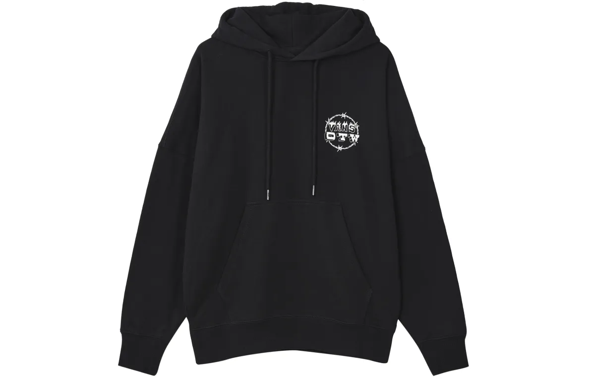 Vans Sweatshirts Men's Black Hooded (Non-detachable) Moderate