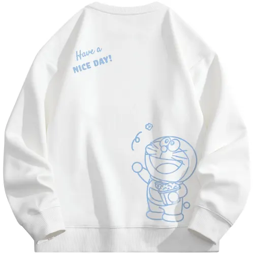 Doraemon Sweatshirts Unisex Crew Neck Moderate Plus Size