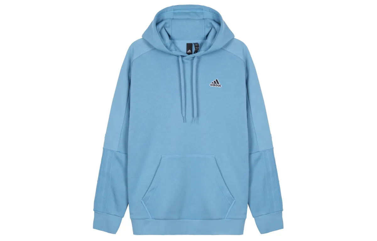 Adidas Sweatshirts Men's Blue Hooded Moderate Regular