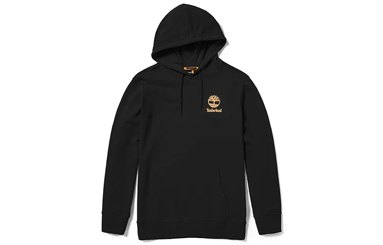 Timberland Sweatshirts Men's Black Wheat Hooded Moderate Regular