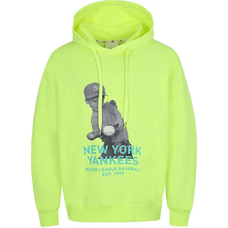 MLB Sweatshirts Men's Green Hooded (Non-detachable) Moderate
