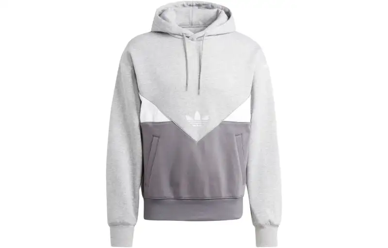 Adidas Originals ADICOLOR Sweatshirts Men's Gray Hooded Moderate Regular