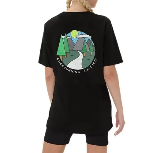 Asics 1977 T Shirt Unisex Black