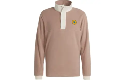 Adidas Originals Wh Snap Fleece Solid Color Stand Collar Comfortable Casual Versatile Fleece Lined Long Sleeved