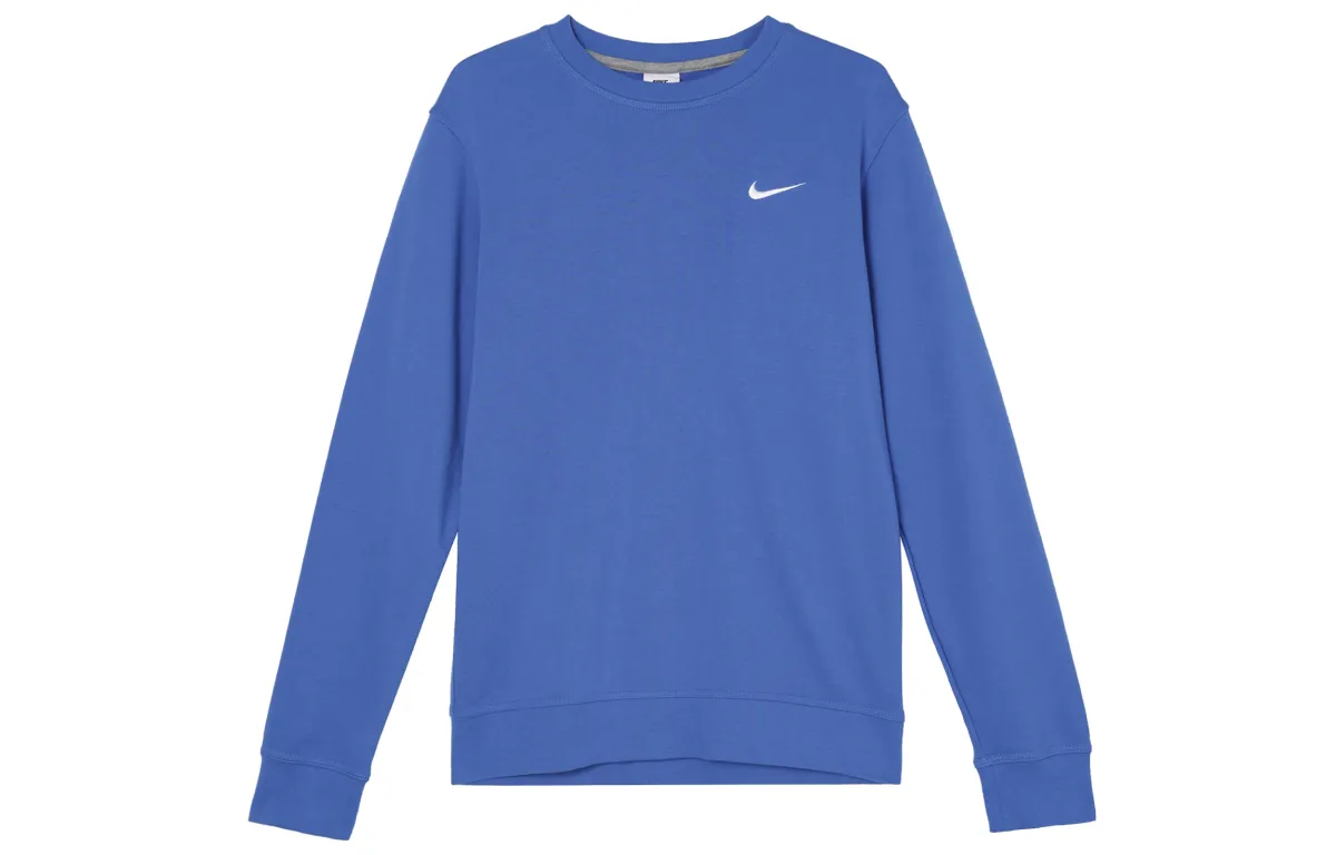 Nike Sweatshirts Men's Blue Crew Neck Moderate Regular