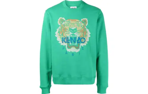 【Previous Season】Tiger-print crew-neck sweatshirt