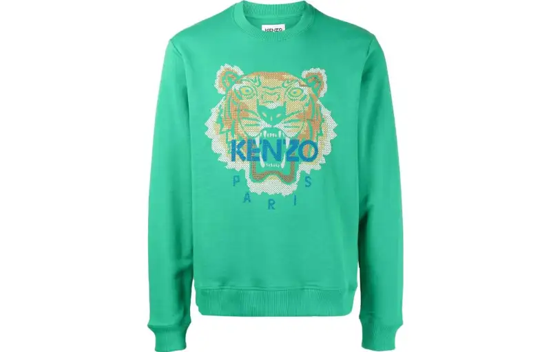 【Previous Season】Tiger-print crew-neck sweatshirt