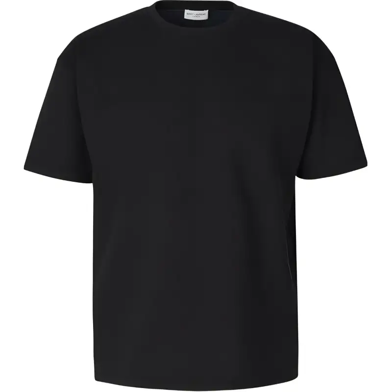 SAINT LAURENT Crewneck Short Sleeved T Shirt