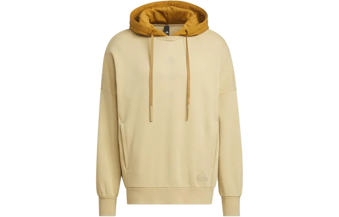 Adidas Sportswear Oversized Hoodie Sweatshirt Men's Light Khaki