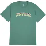 Converse T Shirts Men's Green Crew Neck Moderate