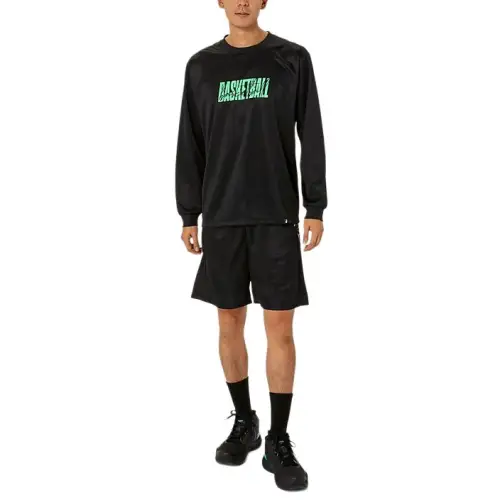 Asics T Shirt Unisex High Performance Black/Nouveau Green
