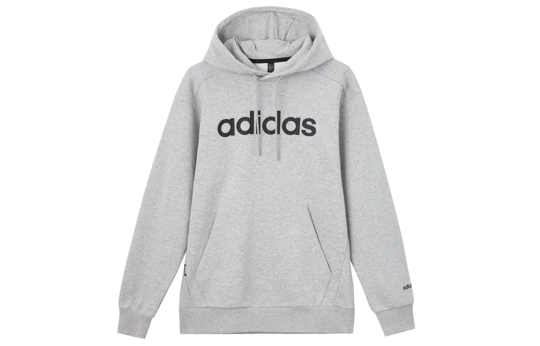 Adidas Essentials logo-print full-zip hoodie