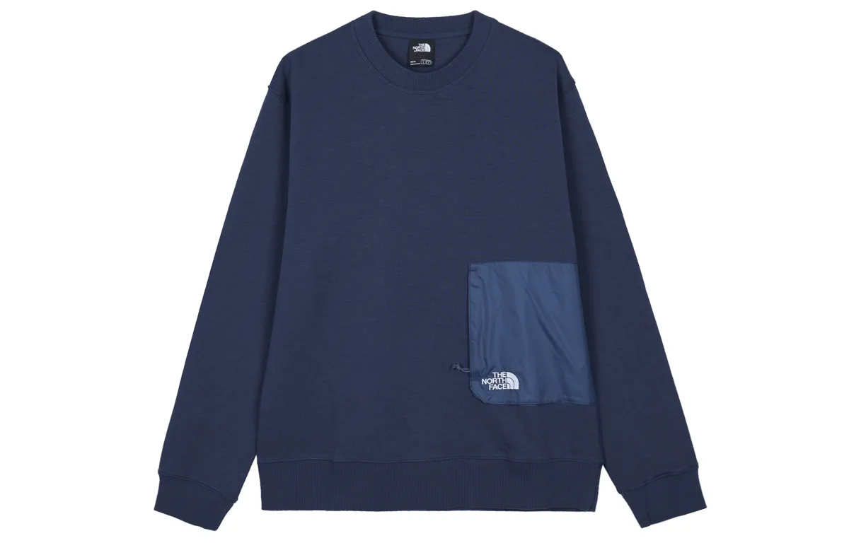 THE NORTH FACE Sweatshirts Men's Blue Crew Neck Moderate Other
