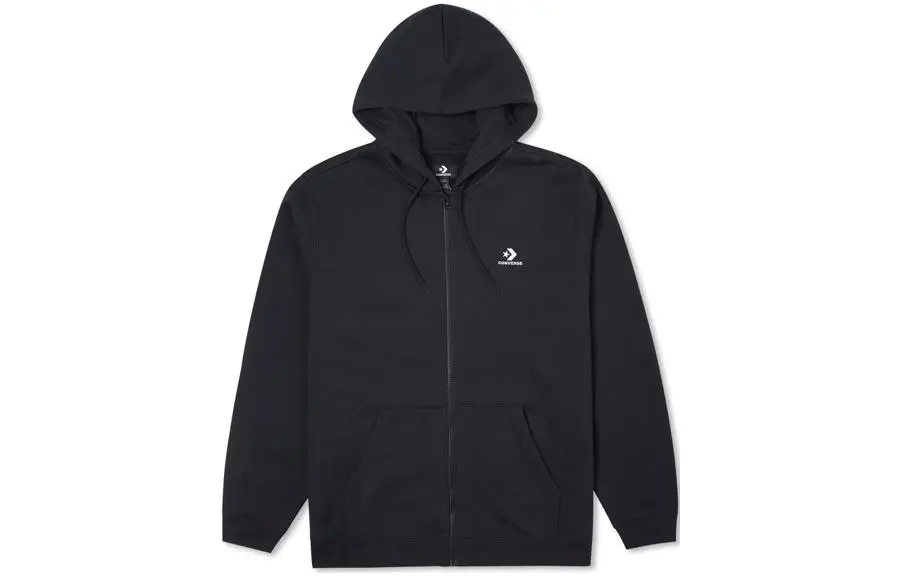 Converse Go to Embroidered Star Chevron Sweatshirt Unisex Black