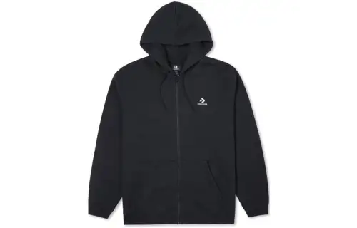 Converse Go to Embroidered Star Chevron Sweatshirt Unisex Black