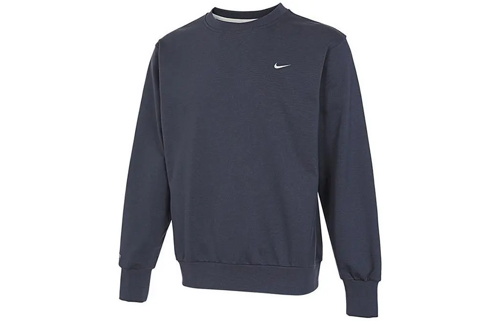 Nike Sweatshirts Men's Blue Crew Neck Moderate