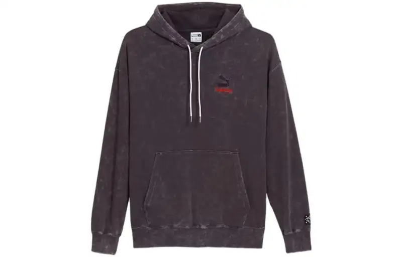 PUMA Sweatshirts Men's Dark Gray Hooded Moderate Other