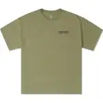 Converse T Shirts Men's Green Crew Neck Moderate