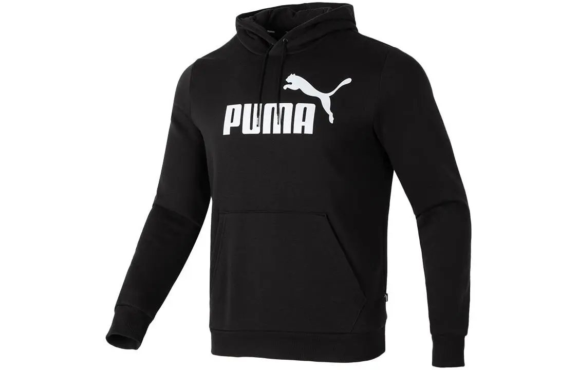 PUMA Sweatshirts Men's Black Hooded (Non-detachable) Moderate