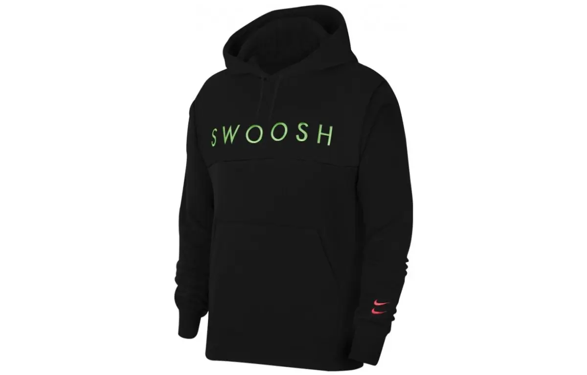 Nike Sweatshirts Men's Black Hooded Moderate Regular