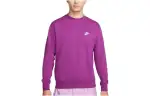 Nike Sweatshirts Men's Dark Violet Crew Neck Moderate Other