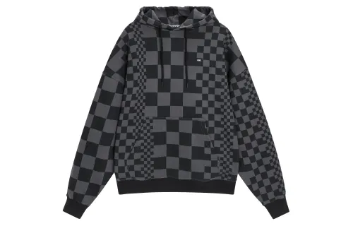 Vans Sweatshirts Unisex Haze Gray Hooded Moderate Regular